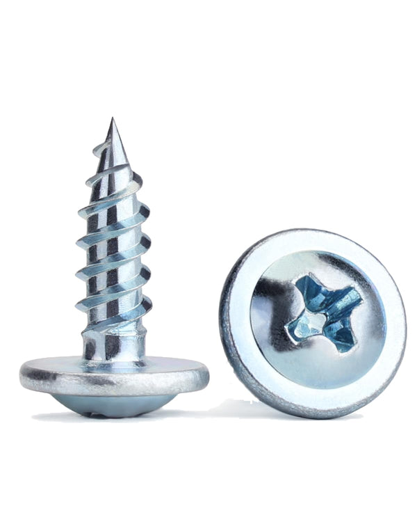 #8 x 1/2" Zinc Plated Phillips Wafer Modified Truss Head Twinfast Point Self Tapping Wood Dura-Screws, 290 PCS (1 LB)
