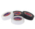 Color Guard Tape 4 Pack, PVC Electrical Glue Tape, 66 Feet, 0.7 Inch Black and White Insulation Tape