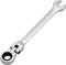 Pilida 1/2 Inch Ratcheting Combination Wrench, 12 Point SAE Flex Head Gear Wrench, 72 Teeth Chrome Vanadium Steel
