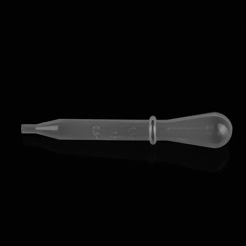 AUNMAS 100Pcs Plastic Transfer Dropping Pipette Eye Liquid Essential Oil Droppers with Rubber