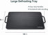 FIDYLICERE Frozen 14" Defrosting Tray for Meat - Rapid Aluminum Thawing Plate for Steak, Chicken, Fish & Pork | Large