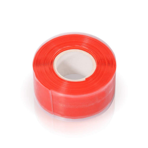 Self-Fusing Silicone Fusional Repair Tape - Multi-Purpose Soft Rubber Strip for Leak Seal Repair - 3m x 25mm x 0.5mm -