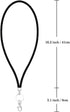 Bling Crystal Lanyard Strap with Metal Clasp & Keyring - Rhinestone ID Badge Lanyards for Women - 3 Pack