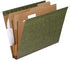 Pendaflex PFX59254 SureHook Reinforced Hanging Folder, 2 Dividers, Letter, Green (Box of 10)