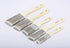 Paint Brushes Set, Sash Brushes, Soft Tapered Filament, Wood Stain Brushes, Pack of 5