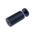 Antrader Glass Standoff 1"×2", Stainless Steel Sign Standoff Screws, Pack of 12, Matte Black