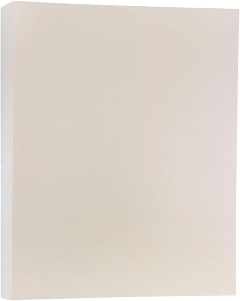 JAM PAPER Metallic 32lb Paper - 120 GSM - 8.5 x 11 - Opal Ivory Stardream Metallic - 25 Sheets/Pack by JAM Paper