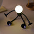 Generic Bulb Changeable Shape Funny Sportsman Night Light, DIY Shape Night Lights Cute Light Man Mini Lamp Suction Cup