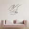 AHYGZWZSYC Wall Vinyl Decal Home Decor Art Sticker Girl Woman Hand and Foot