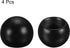 MECCANIXITY M10 15mm Pack 4 Lamp Finial Cap Knob, Dia. Female Nuts Lamp Decoration Accessories for Lamp Harp Top