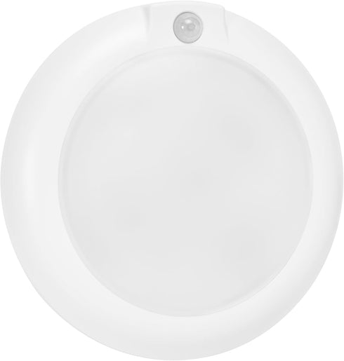 6 700 5000K Closet, Maxxima in. Round Motion Sensor LED Ceiling Mount Light Fixture - Lumens, Daylight, Indoor Dome