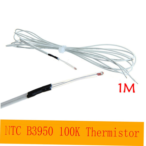 2sets Ntc3950 3D 5pcs*2 Mobestech Thermistor Kit for Printer Heated Bed Extruder PTFE Insulated Easy Marlin Firmware