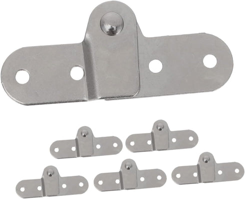 Didiseaon 6pcs Folding Door Support Hinges Left Right, Folding Table Brackets with