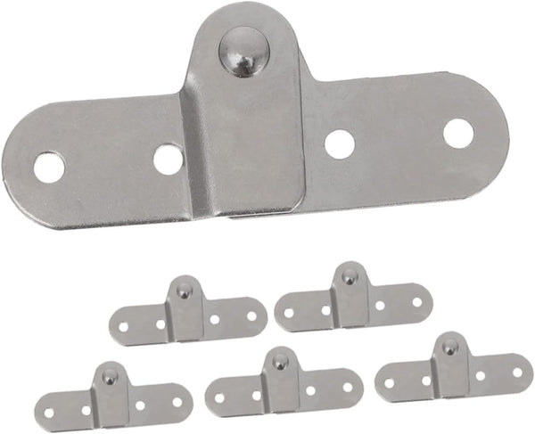Didiseaon 6pcs Folding Door Support Hinges Left Right, Folding Table Brackets with
