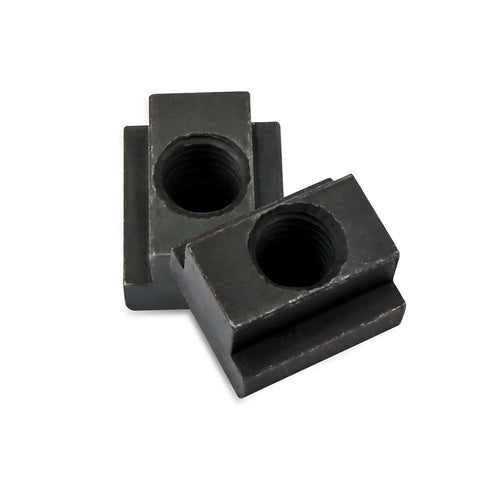 4pcs 3/8”-16 Threaded T-Slot Nuts, Black Oxide Finish Sliding Nuts T Track Accessories, Hammer Head Fastener for