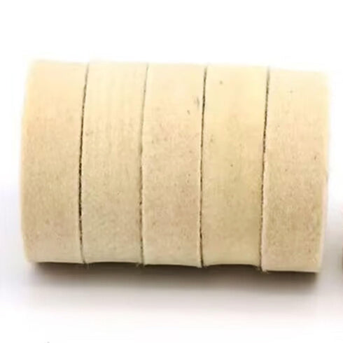 Luo ke 5 Pcs 3'' Compressed Wool Polishing Wheel, 3/8 Inch Arbor Hole Buffing Wheels for Grinders