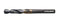 Accusize Industrial Tools 9/16'' ANSI M35 Drill, 1/2'' Shank, 135 Degree Split Point for Precision Drilling