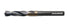 Accusize Industrial Tools 9/16'' ANSI M35 Drill, 1/2'' Shank, 135 Degree Split Point for Precision Drilling
