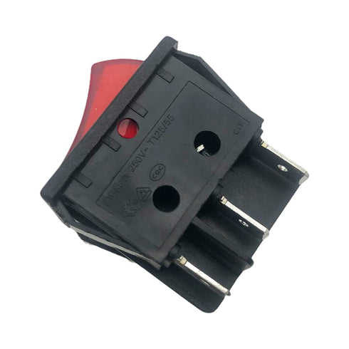 Rocker Switch 16A 20A Canal R Series, 6 Pin Electric Space Heater Replacement for Lakewood Delonghi