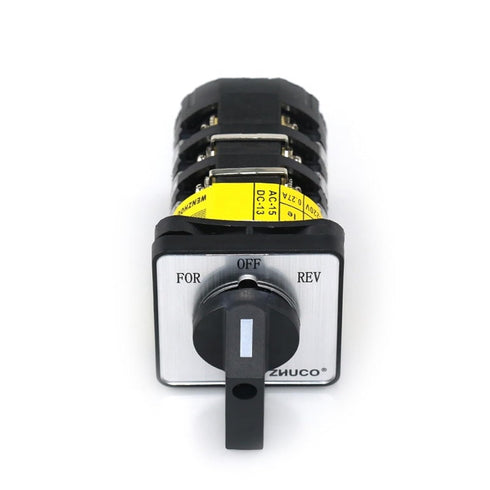 ZKWYVYZC SZW25-48D/ZC.ZF1.3 25A 3 for Off REV Position Knob Selection Cam Switch for Meat Grinder Equipment