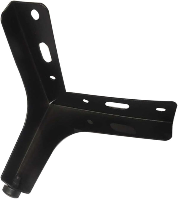 Homoyoyo Matte Black Metal Sofa Leg and Cabinet Support Foot, 10cm Furniture