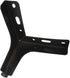 Homoyoyo Matte Black Metal Sofa Leg and Cabinet Support Foot, 10cm Furniture