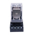 TWTADE/JTX-2C MK2P-I DPDT Power Relay, 8 Pin Plug-in Terminal Socket Base, AC 24V Coil