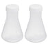 PATIKIL 100ml Plastic Erlenmeyer Flask with Screw Caps, 2 Pack Narrow Mouth Conical Flask for Laboratory, Clear