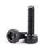 280Pcs M3 Hexagon Socket Screw Nut Set - Black Socket Head Screws, Lengths 4/5/6/8/10/12/16/20/25mm