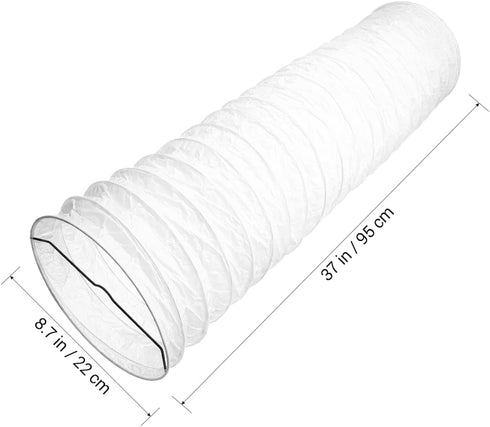 37" Alasum Durable Rice Paper Lamp Shade, Thickened Replacement Cover for Floor Lamps, Tear-Resistant Cylindrical Paper