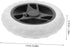 2pcs PRETYZOOM Utility Cart Wheels Replacement for Laundry Rolling Cart Grocery Shopping Trolley Wear Resistant Caster