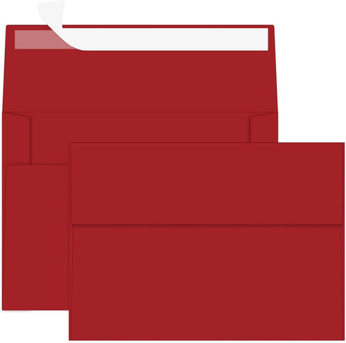 YINUOYOUJIA 50 Packs A7 Envelopes for Invitation, 5x7 Envelopes for Cards, Self Seal, Square Flap, Great for Wedding,