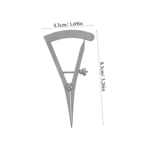 Orbital Measuring Device, Eyelid Measuring Ruler, Eyebrow Caliper Tools for Dental Brow Mapping