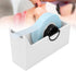Professional Eyelash Extension Tape Dispenser, Portable Desktop Cutter for Home Salon (White)