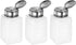 3pcs Solvent Alcohol Dispensers, 200ml Push Down Liquid Dispenser Pump with Stainless Steel Lid for Acetone