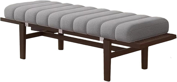 ZEaink Indoor Outdoor Bench Cushion 36/40/42/48/60/72 Inch, Bay Window Seat Cushion Anti-cat Scratch,