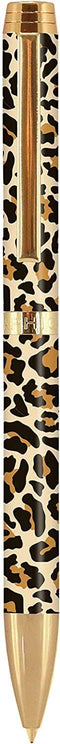 Graphique Cheetah Fashion Pen, 5.5" Ballpoint Pen with Refillable Black Ink, Twist-Top Unique Gift