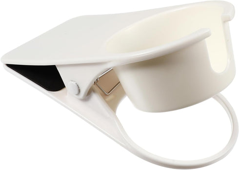Large Thick Cup Holder Clip for Desk Adjustable Table Side Beverage Holder