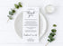Setting, All Ewired Up Wedding Thank You Note, Printed Personalized, Place Thank You Card, Greenery, Eucalyptus