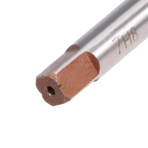 uxcell Hand Reamer 7mm Alloy Tool Steel H8 6 Straight Flutes Milling Cutter Tool