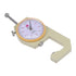 Thickness Gauge 0-20mm | 0.1mm Mechanical Dial Thickness Tester for Leather, Paper, Sheet Metal