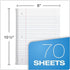Oxford Spiral Notebook Wide Ruled, 24 Pack 1 Subject Notebooks, 8 x 10-1/2 Inch, 70 Sheets in 8 Pastel Colors