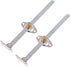 4pcs DOITOOL Stretch Bars for Cabinet Door Support Sturdy Jackstays Thicker Design for Bedside Cabinets Hinges Door