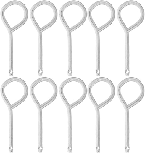 SUPVOX 10pcs Lock Pins, Durable Iron Pull Pin Replacement for Fire Safety Equipment, Essential Accessory for Office and