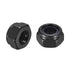 uxcell 50Pcs M10 x 1.5 Nylon Insert Hex Lock Nuts, 304 Stainless Steel, Black & Blue