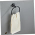 Set Gadpiparty Stainless Steel Bathroom Towel Holder Black Towel Rack with Elegant Design Space-Saving