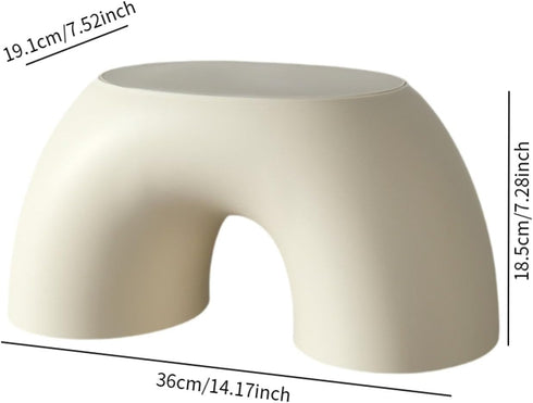 Fenteer Retro Wooden Remote Organizer and Shoe Change Stool for Table Nightstand Couch Office Living Room Kids Bathroom