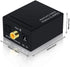 Airlxf Audio Converter, Digital to Analog DAC SPDIF Optical to Analog L/R RCA Converter, Optical to 3.5mm Jack Adapter