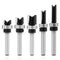 Ozmatip 5pcs Pattern Flush Trim Router Bit 1/4 Shank, Carbide Tipped Top Bearing