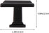 4pcs Zinc Alloy Solid Cabinet Drawer Handles, Multipurpose Single Hole Door Knobs for Wardrobe, Kitchen Cabinets
